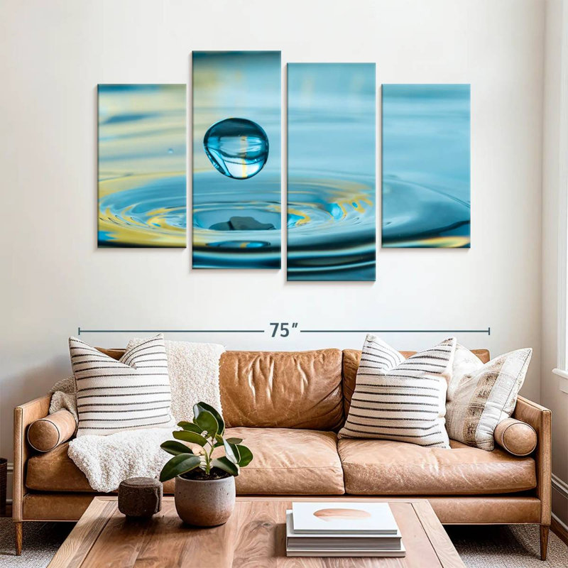 Alvord Water Droplet Splash, 42" H x 68" W