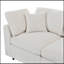 Chenille recouverte de 2 repose-pieds mobiles et 1 coussin décoratif-582436232
