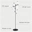 Lampe sur pied décorative à 3 têtes avec grue en papier 64,96 po, lumière blanche froide, base en métal stable, abat-jour en PVC pour le salon, la chambre à coucher et le bureau-1407897707