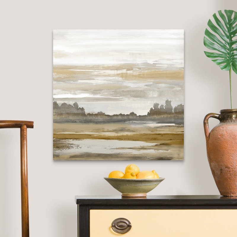 Reproduction d’art sur toile, "Landscape abstract" par David Moore, Toile tendue, H 24 po x l 24 po x P 1,25 po