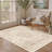 Stella Oriental Beige Area Rug with Non-Slip Backing & Roll-Pack Design-763981948