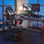 Inbox Zero Adjustable Swiveling Accent Game Chair