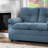 Sofa Set Including Two Loveseats, Chenille Fabric, Suitable for Living Rooms-113880699