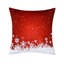 Ensemble de 2 housses de coussin décoratives de Noël en velours