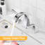 Widespread 2-handle Bathroom Faucet with Drain Assembly