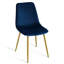 Chaise d'appoint en velours Heffron-2095468984