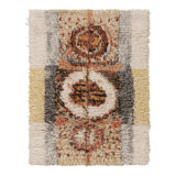 Vintage One-of-a-Kind 3'5X4'7 Hand Knotted Area Rug