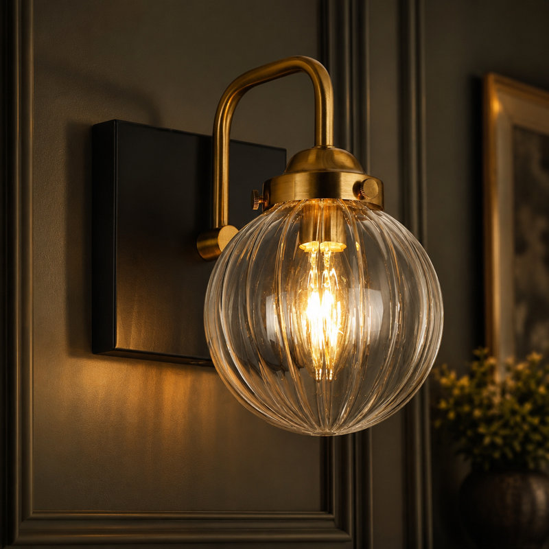 Yedidal Dimmable Armed Wall Sconce