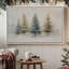 «Snowlit Pines», reproduction d'art sur toile-649512054-649512061