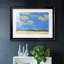 Paysage de plage texturé avec cadre en I et cadre biseauté mat et verre-370130856-370130859