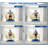 Machrus Upper Bounce Mini Trampoline-Indoor/Outdoor Trampoline, w/ Adjustable Bar and Safety Padding