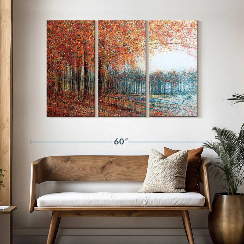 Avery The Red Trees, 32" H x 50" W