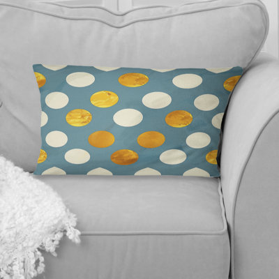 Glam Poka Dots I - Glam Lumbar Pillow