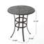 Table de bar en fonte d'aluminium