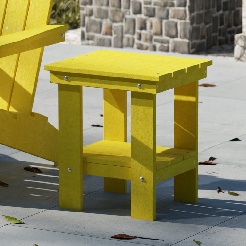 Table d'appoint Freedom,  Jaune citron
