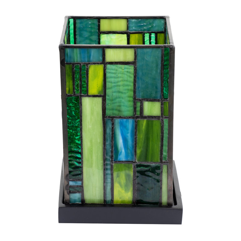 Metal Table Lamp, Green