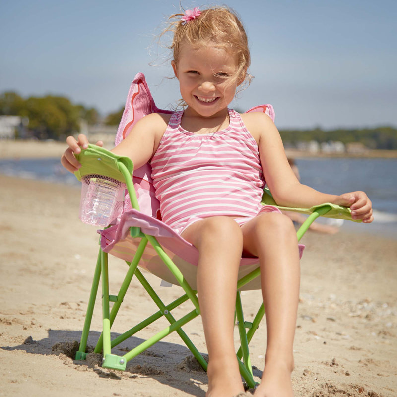 Fauteuil de direction pour enfants avec porte-gobelet papillon bella