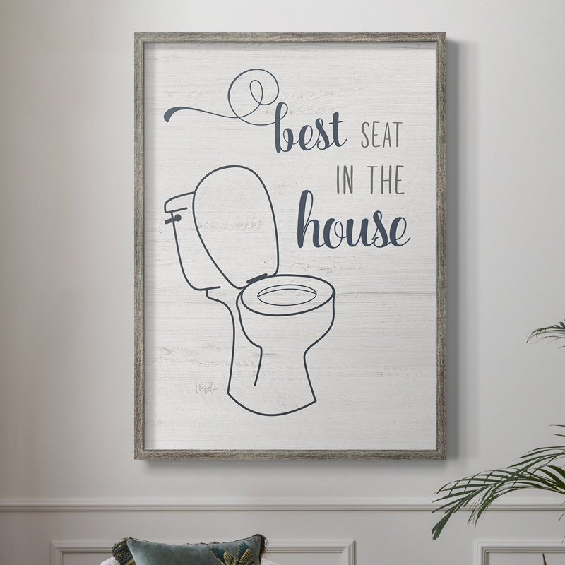 Best Seat Framed Print - Solid Wood