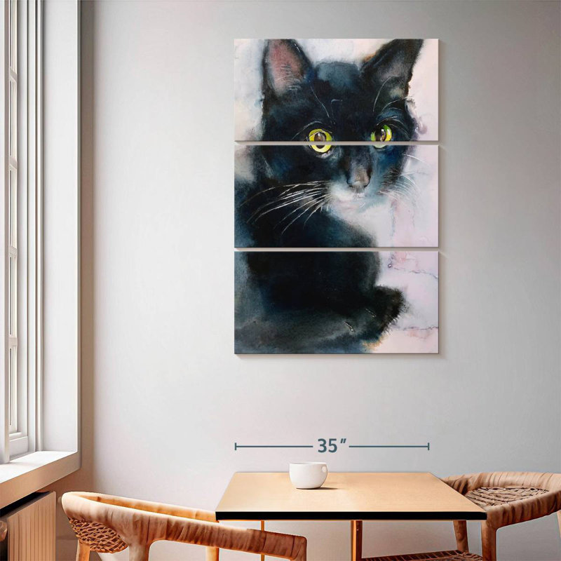 Brampt Tuxedo Cat, 65" H x 42" W