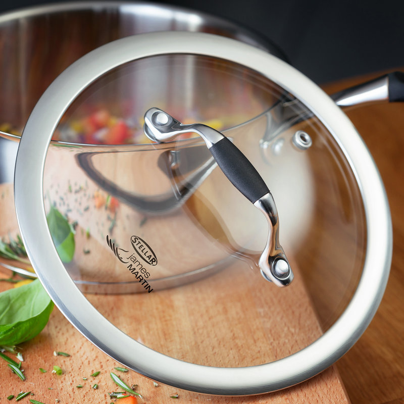 Stellar, James Martin - Non-Stick Saucepan with Glass Lid, 2.6L