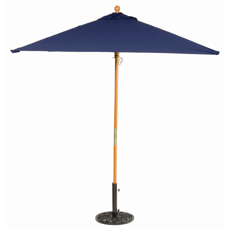 72" Square Market SunbUmbrella, Canvas Navy Sunbrella® Canvas