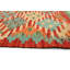 Tapis décoratif en laine de conception unique noué à la main New Age de 3 pi 4 po x 5 pi 1 po Bottali