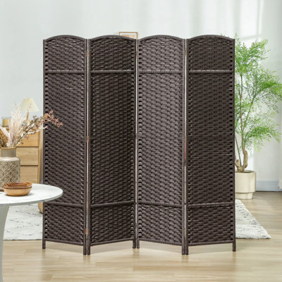 170cm H Solid Wood Folding Room Divider