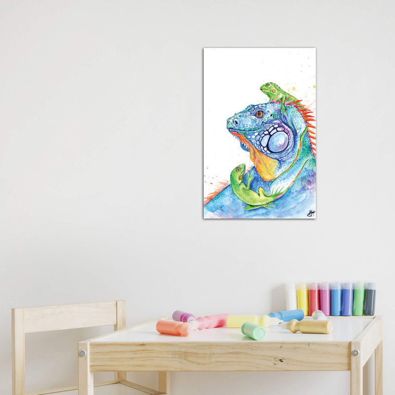 Animals, Wrapped Canvas, 12" H x 8" W x 0.75" D