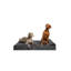  Lit orthopédique pour chien géant XXL, mousse viscoélastique infusée de gel rafraîchissant, imperméable, lavable à la machine, avec housse intérieure (similicuir)-2116783486-2116783487