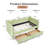 Gingham Daybed With 2 Storage Drawers And Usb Port, Wave-shaped Design-923049223-926908245