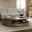 Matheus Round Single Coffee Table by Ronald Sasson and Thomas Bina