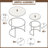 Parkgate Nesting Coffee Table-2054500984