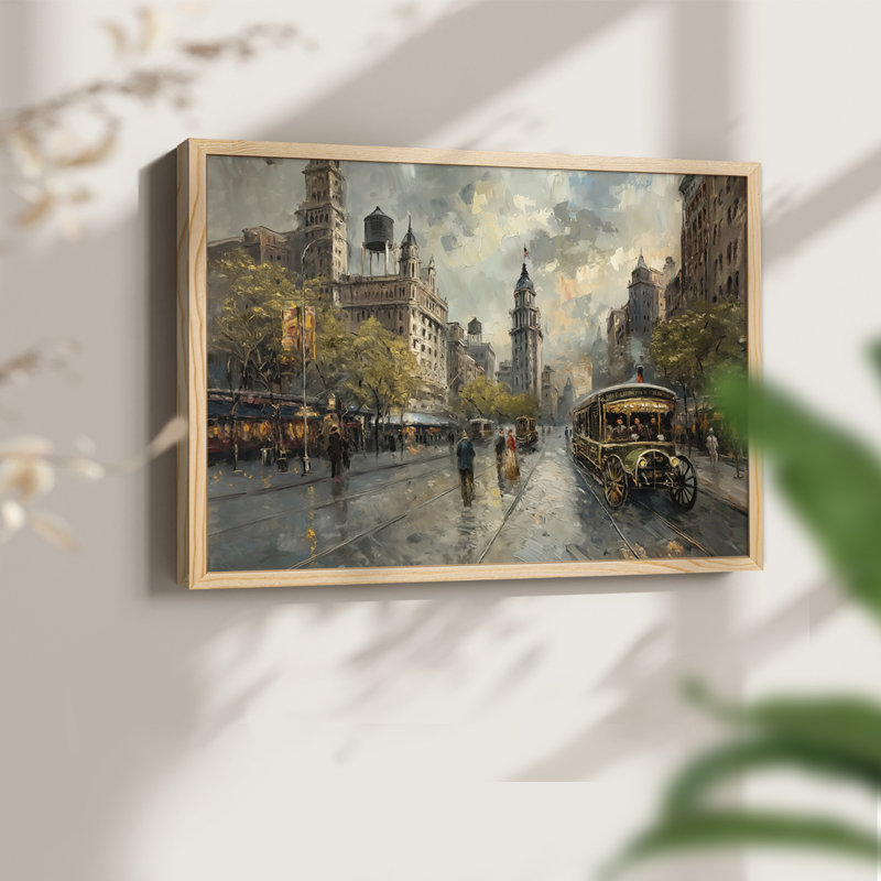 Landscape Series-CLXXXIX -Framed Print - Restickable, H 8 po x l 10 po, Naturel
