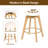 16" W Upholstered Swivel Counter Stool-1145952122-1145952121