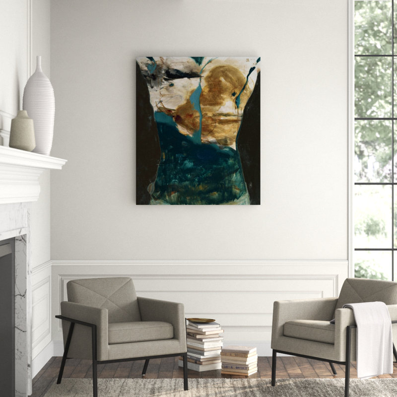 Body Of Nature Painting by Beverly Fuller, Image Brush Gel, 43" H x 36" W