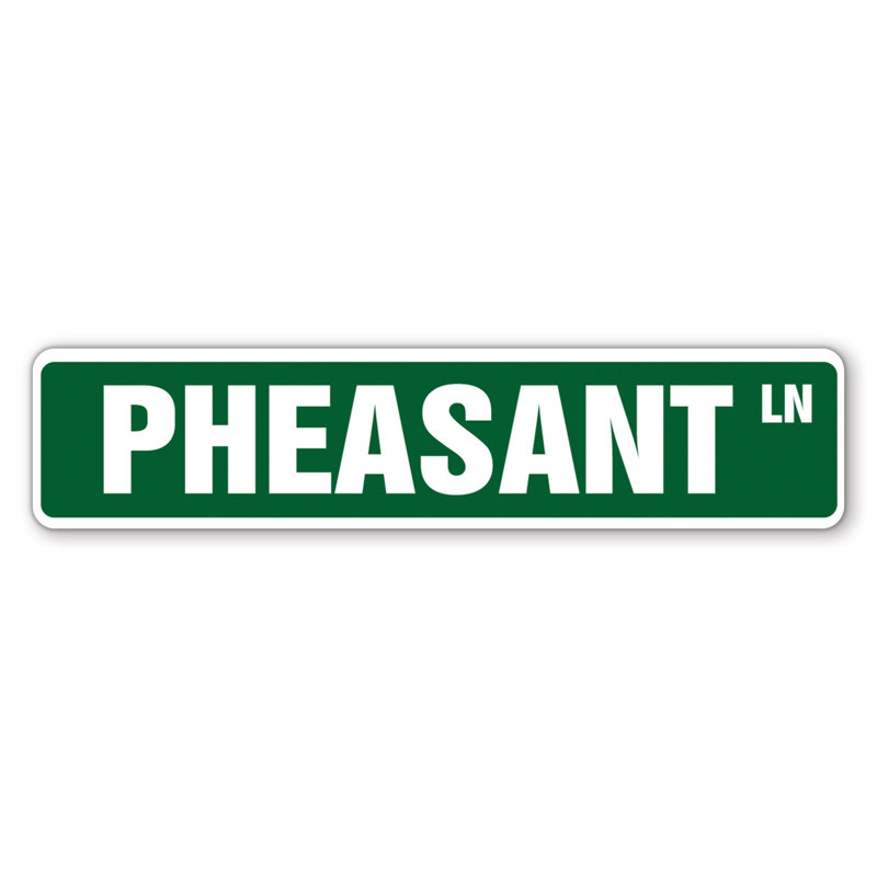 Plaque de rue Lawnmont, H 4 po x l 18 po x P 0,1 po
