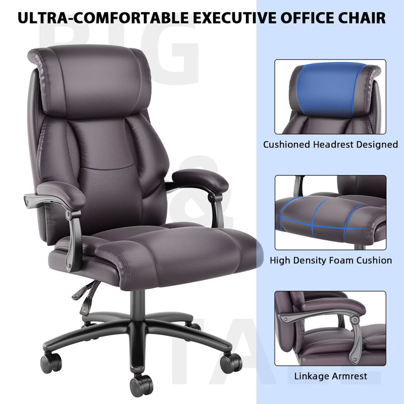 Makanna Office Chair, Brown