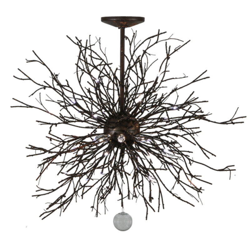 Pussy Willow 20 - Light Chandelier