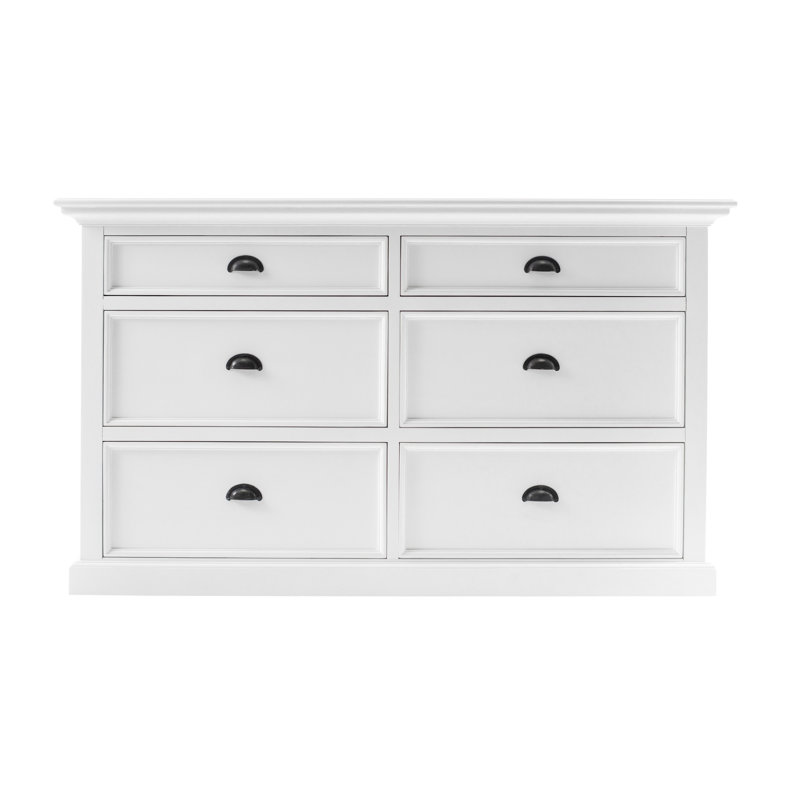 Commode double 6 tiroirs l 57,09 po Auhert