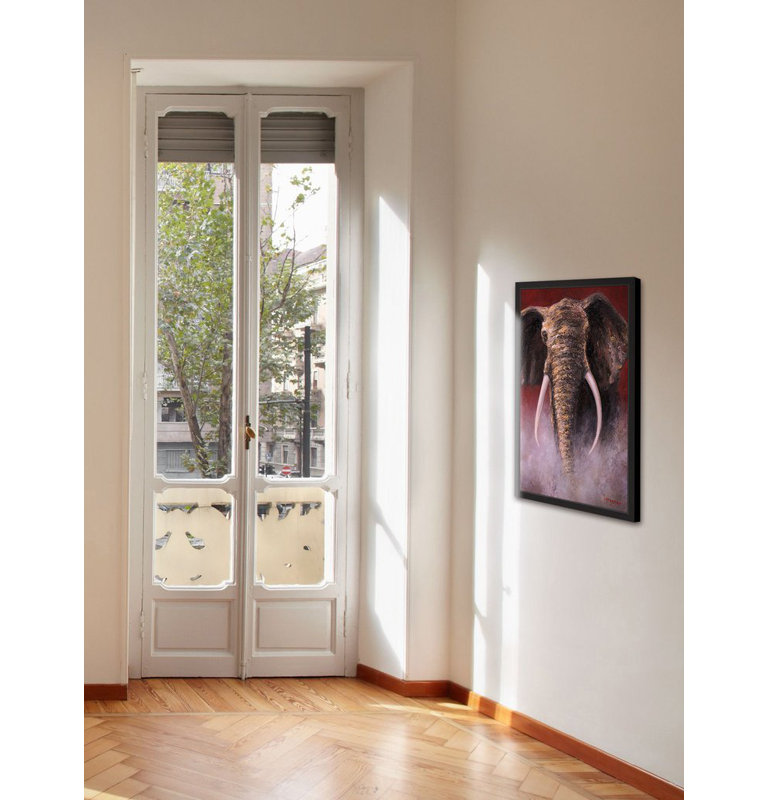 Bergerac - Single Picture Frame Painting, 61cm H x 41cm W x 3.81cm D