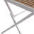 Modern Folding Polypropylene Square Table With Metal Legs, Indoor and Outdoor Multi-Functional Table