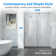 JS 60'' - W x 76'' H Single Sliding Shower Door Semi-Frameless Shower Door with 5/16" (8mm) Glass Explosion-Proof Film, Nano Easy-Clean Coating Glass 304 Stainless Steel Hardware