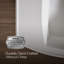 Kelston® Vitreous China Rectangular Pedestal Bathroom Sink with Overflow-2033626371-2033626368