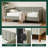 Upholstered Linen Twill Daybed-1339874783