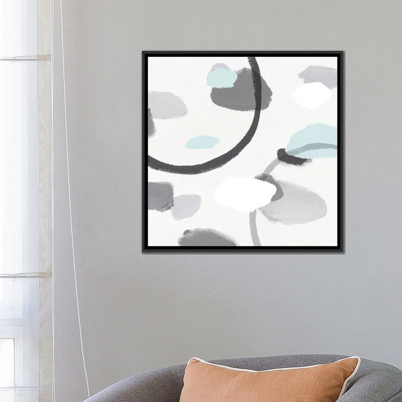 Impression sur toile, H 26 po x l 26 po x P 1,5 po, Toile encadrée noire, Pas de tapis