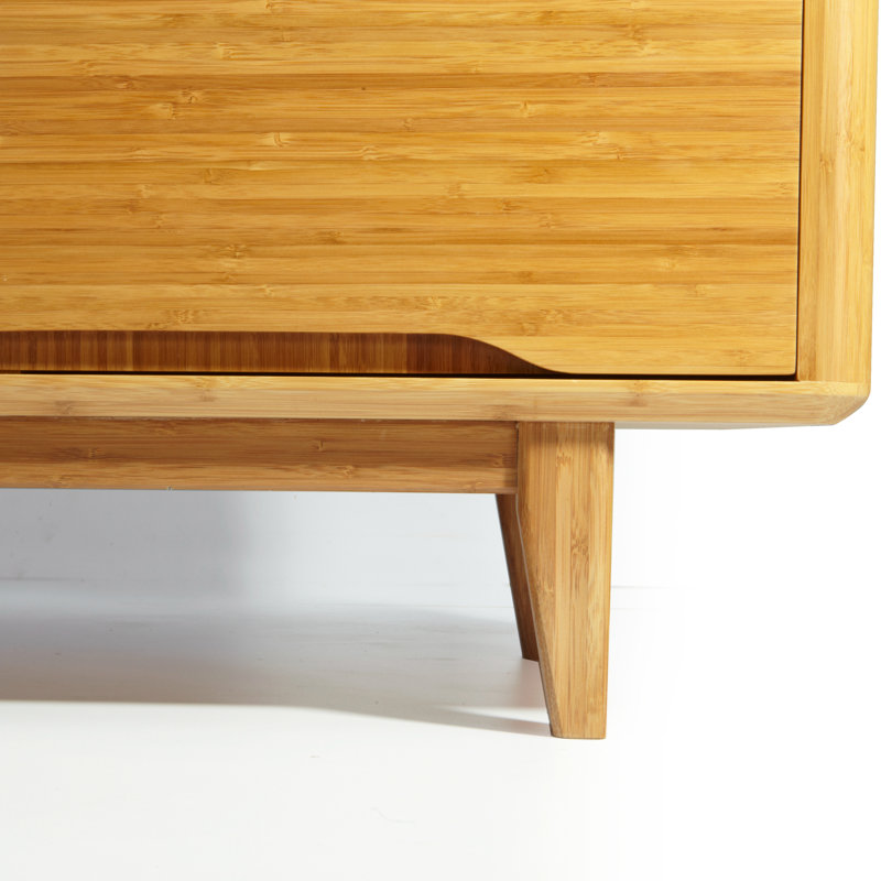 Lacey 54" Solid Wood Media Console, Caramelized