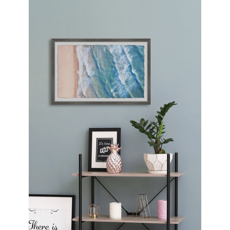 Rippling Waves - Single Picture Frame Painting, 41 cm H x 61 cm W