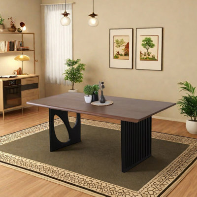 Grande table Novel multifonctionnelle en bois massif
