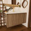 Meuble-lavabo flottant mural avec lavabo en céramique 30 po Amaro-122359592