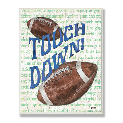 Plaque décorative Merced Touchdown